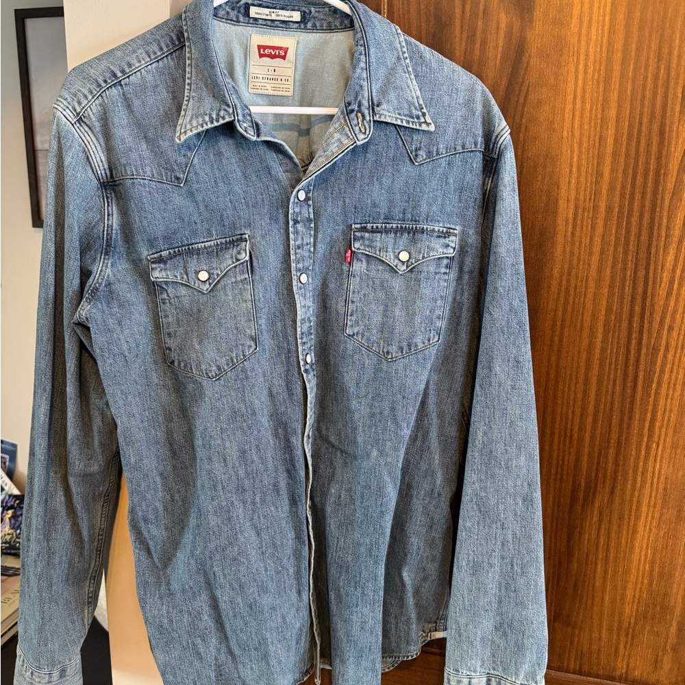 Levi's Denim Button-Up Shirt